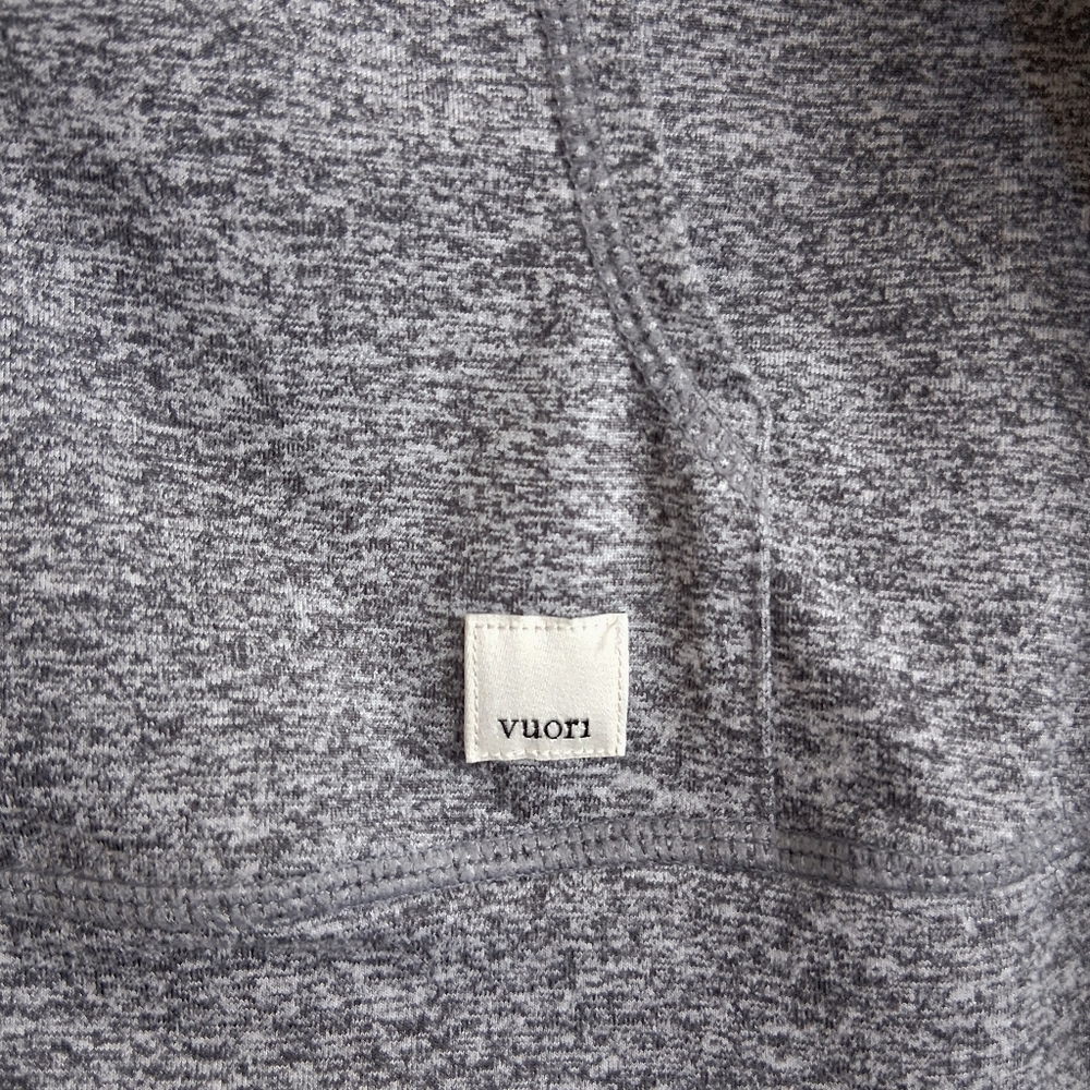Vuori Halo Performance Hoodie Grey Heather DreamKnit - Picture 6 of 16